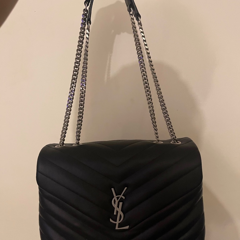 Brand NEW YSL Medium Loulou Matelassé Leather Shoulder Bag